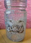 Winter Glitter Mason 20oz