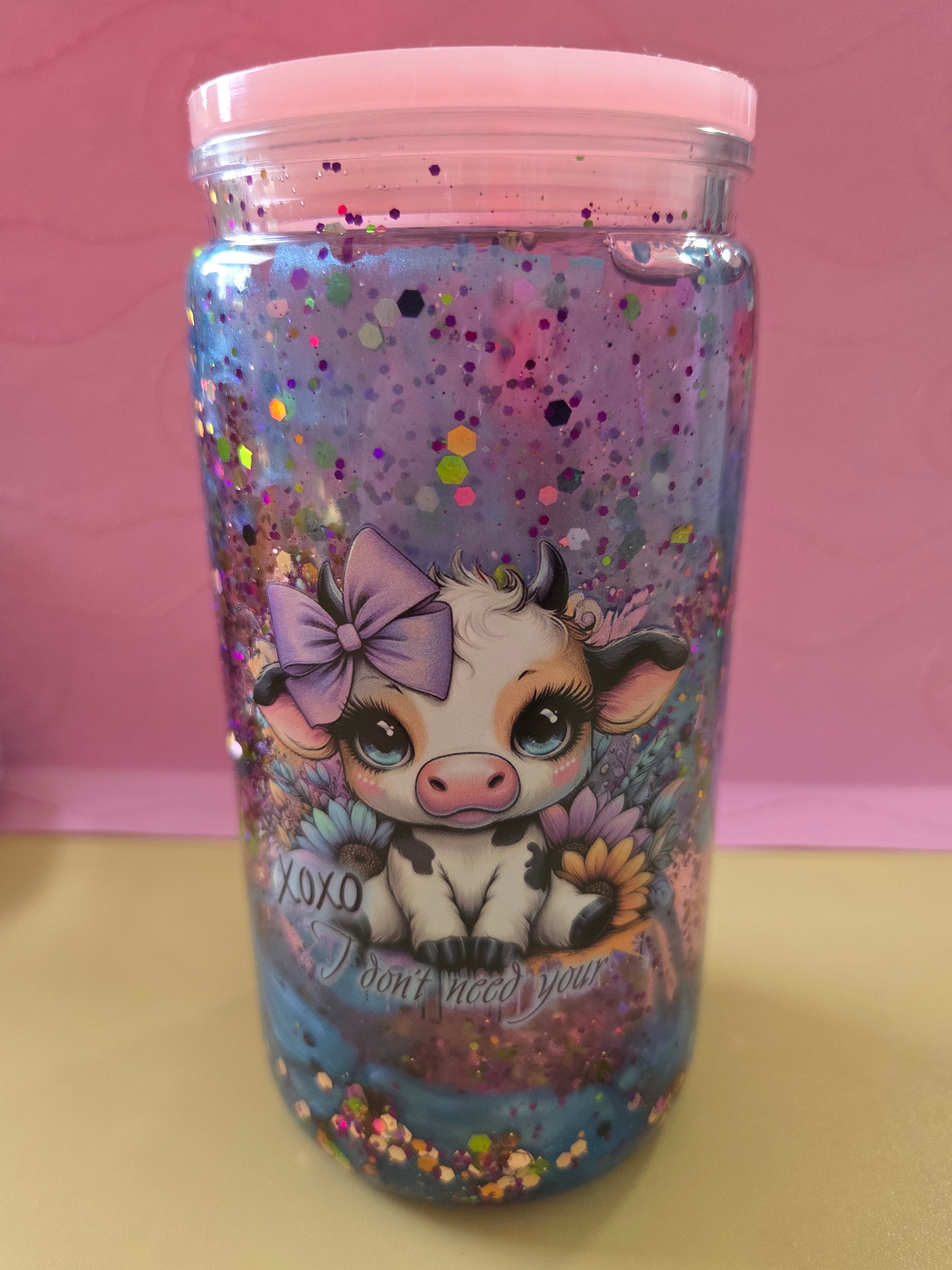 Cute Cow Lava 16oz