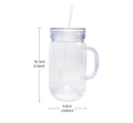 20oz Snowglobe Mason