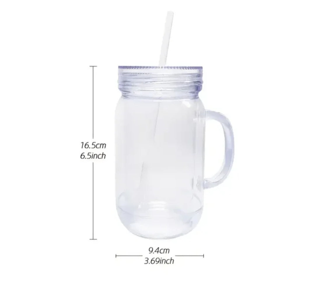 20oz Snowglobe Mason